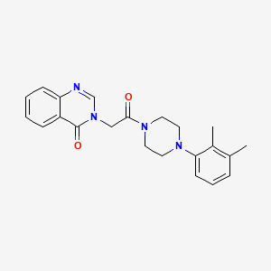 3-{2-[4-(2,3-dimethylphenyl)-1-piperazinyl]-2-oxoethyl}-4(3H)-quinazolinone