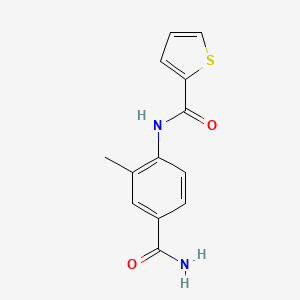 N-[4-(aminocarbonyl)-2-methylphenyl]-2-thiophenecarboxamide