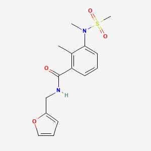 N-(2-furylmethyl)-2-methyl-3-[methyl(methylsulfonyl)amino]benzamide