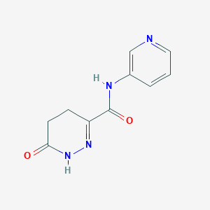 6-oxo-N-pyridin-3-yl-4,5-dihydro-1H-pyridazine-3-carboxamide