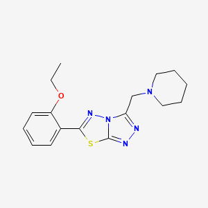 6-(2-Ethoxyphenyl)-3-(piperidin-1-ylmethyl)[1,2,4]triazolo[3,4-b][1,3,4]thiadiazole