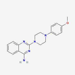 2-[4-(4-methoxyphenyl)-1-piperazinyl]-4-quinazolinamine