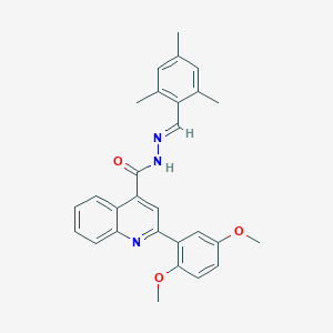 2-(2,5-dimethoxyphenyl)-N'-(mesitylmethylene)-4-quinolinecarbohydrazide