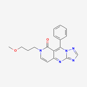 7-(3-methoxypropyl)-9-phenylpyrido[4,3-d][1,2,4]triazolo[1,5-a]pyrimidin-8(7H)-one