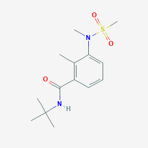 N-(tert-butyl)-2-methyl-3-[methyl(methylsulfonyl)amino]benzamide