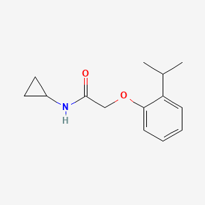 N-cyclopropyl-2-[2-(propan-2-yl)phenoxy]acetamide