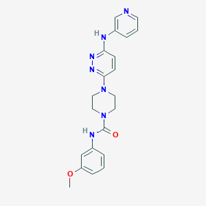 N-(3-methoxyphenyl)-4-[6-(3-pyridinylamino)-3-pyridazinyl]-1-piperazinecarboxamide