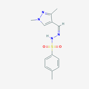 N'-[(Z)-(1,3-dimethyl-1H-pyrazol-4-yl)methylidene]-4-methylbenzenesulfonohydrazide