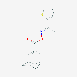 molecular formula C17H21NO2S B445626 1-(2-thienyl)ethanone O-(1-adamantylcarbonyl)oxime 