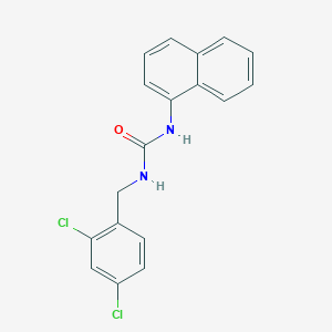 molecular formula C18H14Cl2N2O B445627 N-(2,4-dichlorobenzyl)-N'-(1-naphthyl)urea 