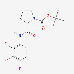 tert-butyl 2-{[(2,3,4-trifluorophenyl)amino]carbonyl}-1-pyrrolidinecarboxylate