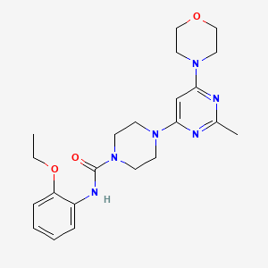 N-(2-ethoxyphenyl)-4-[2-methyl-6-(4-morpholinyl)-4-pyrimidinyl]-1-piperazinecarboxamide