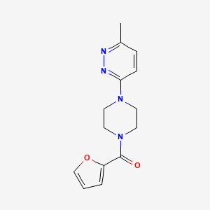 3-[4-(2-furoyl)-1-piperazinyl]-6-methylpyridazine