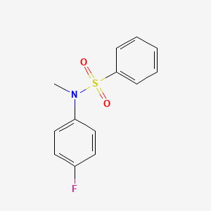 N-(4-fluorophenyl)-N-methylbenzenesulfonamide