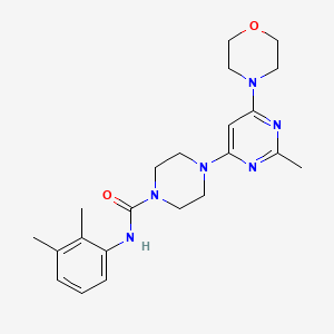 N-(2,3-dimethylphenyl)-4-[2-methyl-6-(4-morpholinyl)-4-pyrimidinyl]-1-piperazinecarboxamide