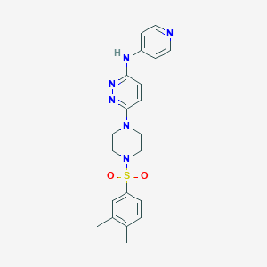 6-{4-[(3,4-dimethylphenyl)sulfonyl]-1-piperazinyl}-N-4-pyridinyl-3-pyridazinamine