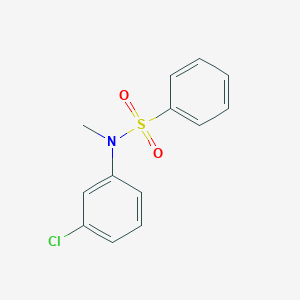 N-(3-chlorophenyl)-N-methylbenzenesulfonamide