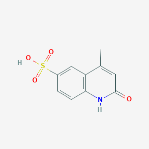 4-methyl-2-oxo-1,2-dihydro-6-quinolinesulfonic acid