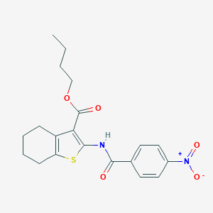 Butyl 2-({4-nitrobenzoyl}amino)-4,5,6,7-tetrahydro-1-benzothiophene-3-carboxylate