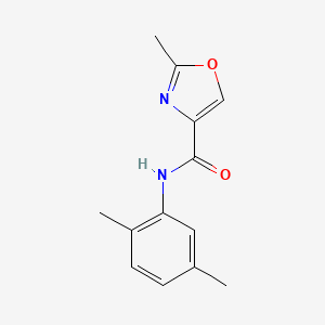 molecular formula C13H14N2O2 B4456950 N-(2,5-dimethylphenyl)-2-methyl-1,3-oxazole-4-carboxamide 