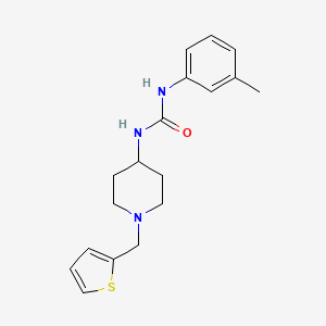 N-(3-methylphenyl)-N'-[1-(2-thienylmethyl)-4-piperidinyl]urea