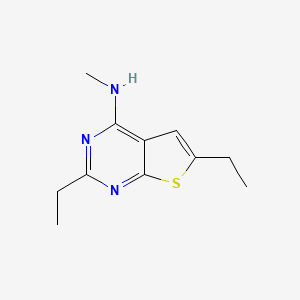 2,6-diethyl-N-methylthieno[2,3-d]pyrimidin-4-amine