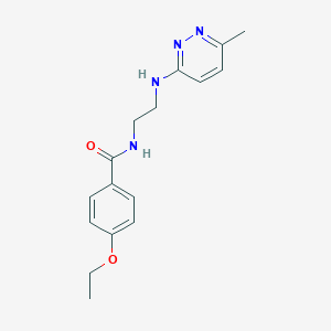 4-ethoxy-N-{2-[(6-methyl-3-pyridazinyl)amino]ethyl}benzamide