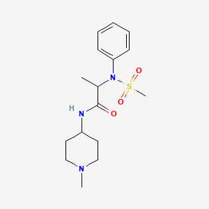 N~1~-(1-methyl-4-piperidinyl)-N~2~-(methylsulfonyl)-N~2~-phenylalaninamide