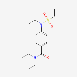 N,N-diethyl-4-[ethyl(ethylsulfonyl)amino]benzamide