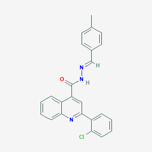 2-(2-chlorophenyl)-N'-(4-methylbenzylidene)-4-quinolinecarbohydrazide