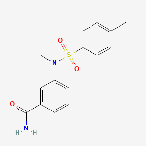 3-{methyl[(4-methylphenyl)sulfonyl]amino}benzamide