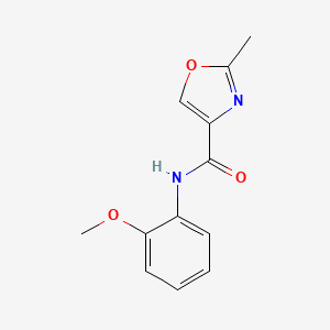 N-(2-methoxyphenyl)-2-methyl-1,3-oxazole-4-carboxamide