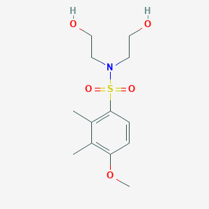 N,N-bis(2-hydroxyethyl)-4-methoxy-2,3-dimethylbenzenesulfonamide