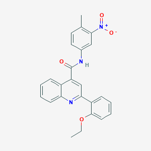 2-(2-ethoxyphenyl)-N-(4-methyl-3-nitrophenyl)quinoline-4-carboxamide