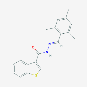 N'-(mesitylmethylene)-1-benzothiophene-3-carbohydrazide
