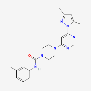 N-(2,3-dimethylphenyl)-4-[6-(3,5-dimethyl-1H-pyrazol-1-yl)-4-pyrimidinyl]-1-piperazinecarboxamide