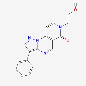 7-(2-hydroxyethyl)-3-phenylpyrazolo[1,5-a]pyrido[3,4-e]pyrimidin-6(7H)-one