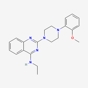 N-ethyl-2-[4-(2-methoxyphenyl)-1-piperazinyl]-4-quinazolinamine