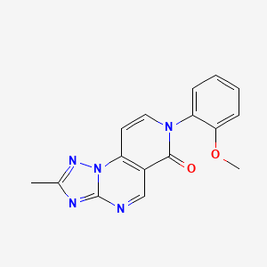 molecular formula C16H13N5O2 B4457712 7-(2-methoxyphenyl)-2-methylpyrido[3,4-e][1,2,4]triazolo[1,5-a]pyrimidin-6(7H)-one 