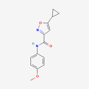 5-cyclopropyl-N-(4-methoxyphenyl)-3-isoxazolecarboxamide