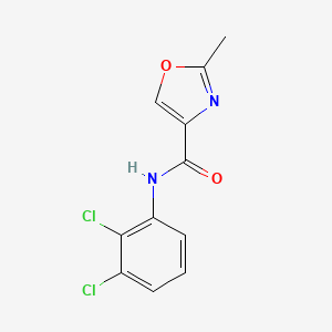 molecular formula C11H8Cl2N2O2 B4457853 N-(2,3-dichlorophenyl)-2-methyl-1,3-oxazole-4-carboxamide 