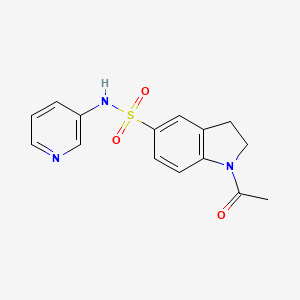 1-acetyl-N-3-pyridinyl-5-indolinesulfonamide