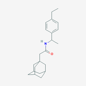 molecular formula C22H31NO B445790 2-(1-adamantyl)-N-[1-(4-ethylphenyl)ethyl]acetamide 