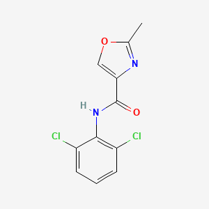 N-(2,6-dichlorophenyl)-2-methyl-1,3-oxazole-4-carboxamide