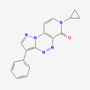 7-cyclopropyl-3-phenylpyrazolo[5,1-c]pyrido[4,3-e][1,2,4]triazin-6(7H)-one