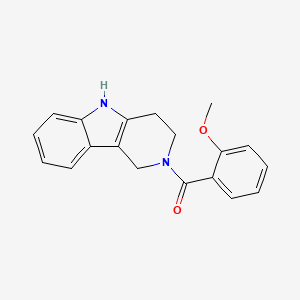 molecular formula C19H18N2O2 B4457981 2-(2-methoxybenzoyl)-2,3,4,5-tetrahydro-1H-pyrido[4,3-b]indole 