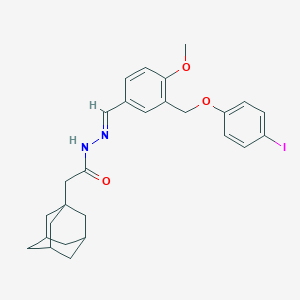 2-(1-adamantyl)-N'-{3-[(4-iodophenoxy)methyl]-4-methoxybenzylidene}acetohydrazide