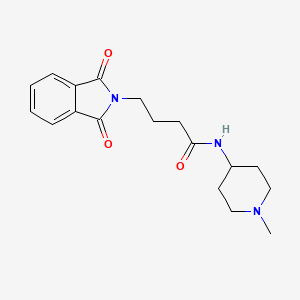 4-(1,3-dioxo-1,3-dihydro-2H-isoindol-2-yl)-N-(1-methyl-4-piperidinyl)butanamide