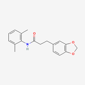 3-(1,3-benzodioxol-5-yl)-N-(2,6-dimethylphenyl)propanamide