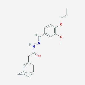 2-(1-adamantyl)-N'-(3-methoxy-4-propoxybenzylidene)acetohydrazide